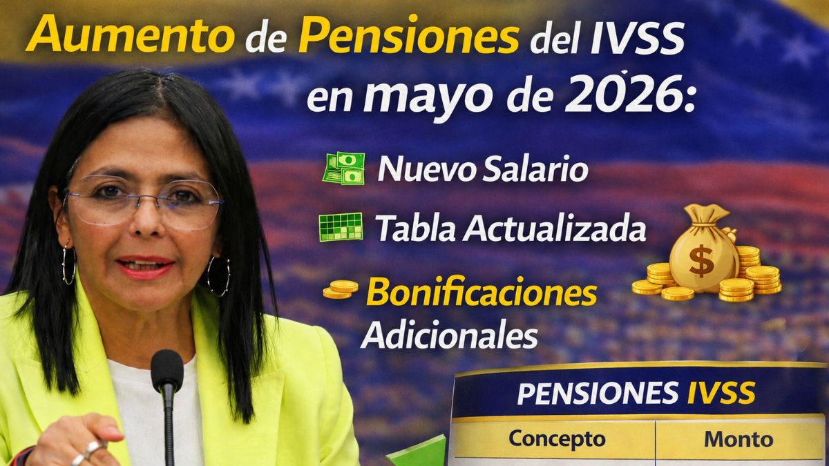 Aumento de Pensiones del IVSS en...
